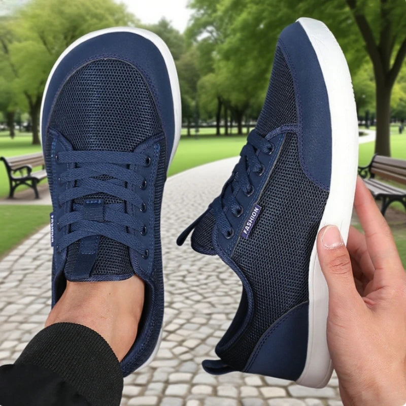 Voguable  Wide Toe Barefoot Shoes for Men New Fashion Breathable Barefoot Sports Sneakers Outdoor Trail Running Minimalist Walking Shoes voguable