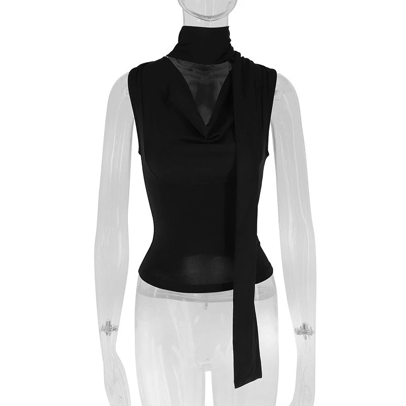 Solid Tank Summer New Women Sexy Sleeveless V-Neck Lady Top Fashion Bandage Streetwear Casual Slim Tank Elegant Knitted Clothing voguable