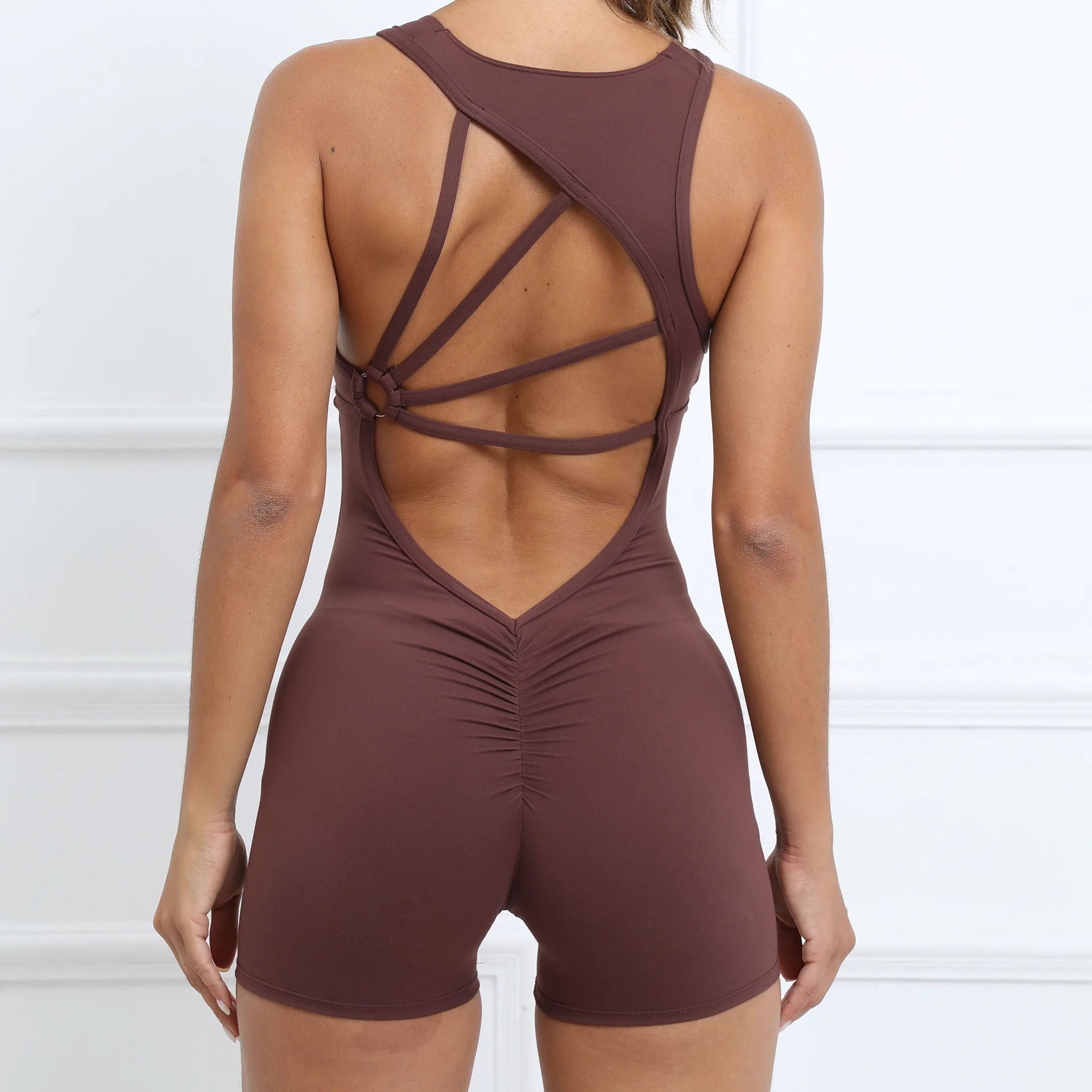 Voguable  Jumpsuit Sport Women Yoga Bodysuit Fitness Wear Gym Sportswear High Elastic Workout Running Clothes voguable