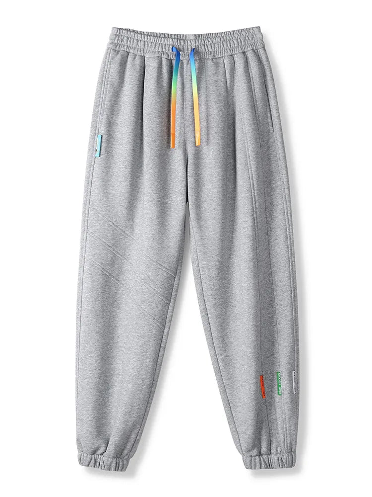 Spring Autumn Men's Baggy Sweatpants Colorfull Drawstring Cotton Trainning Jogger Pants voguable