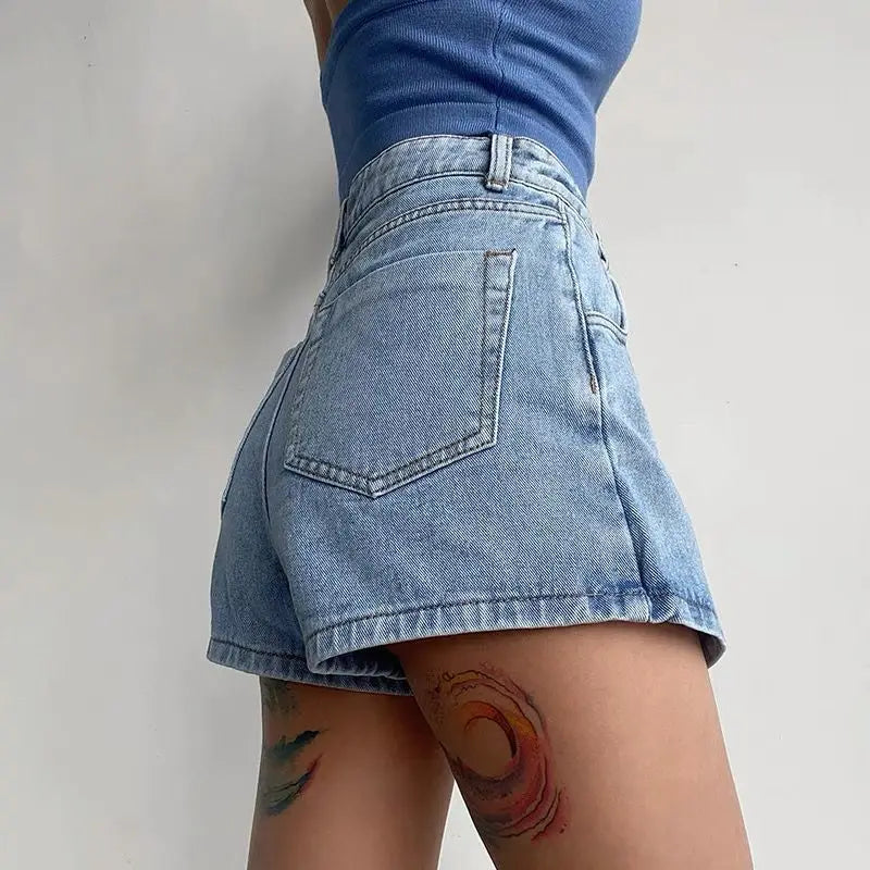 Mini Denim Skirts Women Slim Chic Vintage New Summer Asymmetrical Hotsweet Streetwear Design Ulzzang Student Harajuku Y2k Faldas