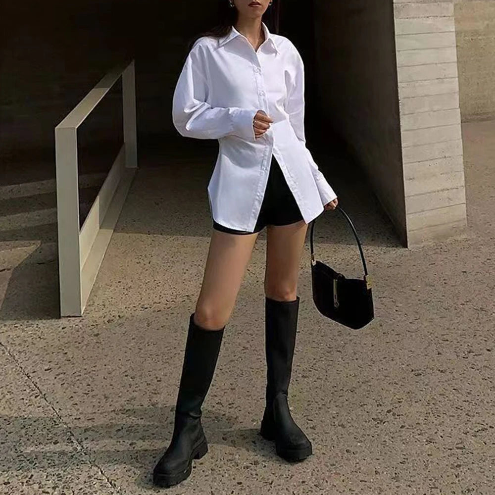 Women's Autumn Blouse Fashion Comfortable Shirt Collar Long Sleeve Bowknot Business Blouse voguable