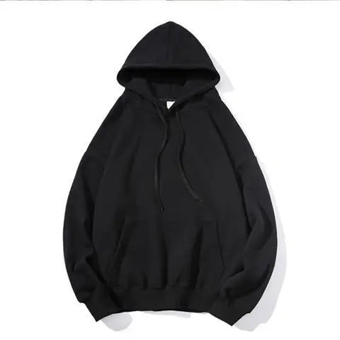 Autumn Winter New Fashion Hoodies Long Sleeve Drawstring Solid Sweatshirts Men's Clothing Loose Chic All-match Pocket Korean Top voguable