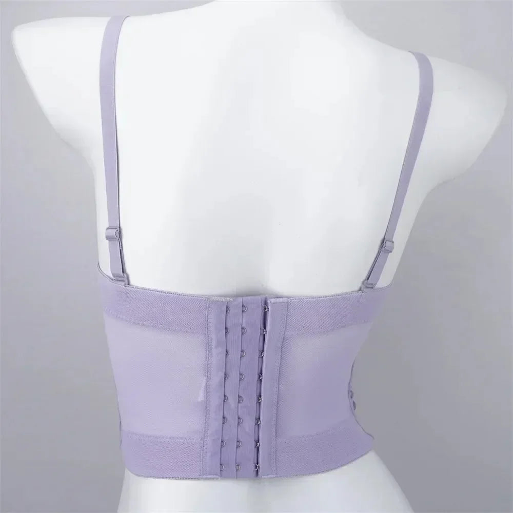 Fashion Clothes Tank Sling Stage Dance Wear Casual Women Clothing Y2k Tops Corset Streetwear Sexy Club Party Summer Elegant voguable