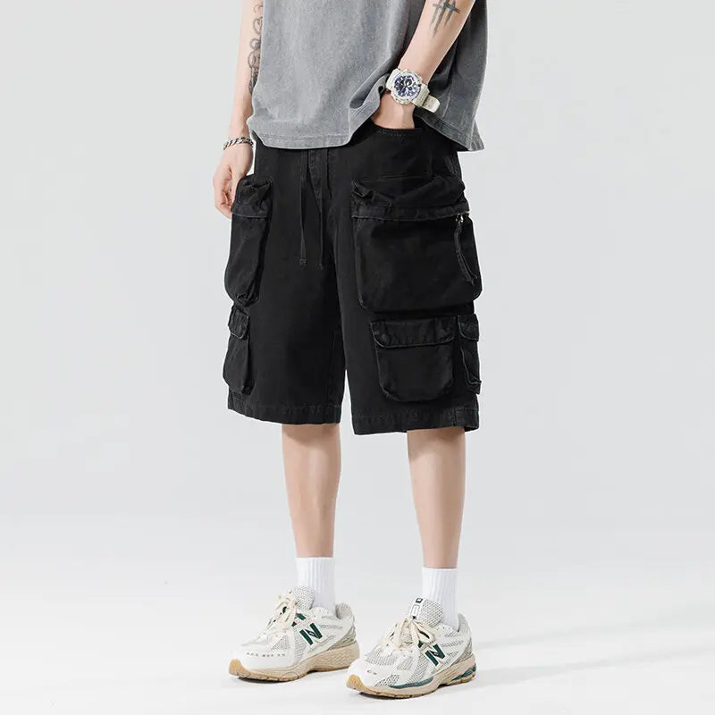 New Summer Men Cotton Cargo Shorts Men American Clothing Casual Breeche Bermuda Beach Jogger Shorts Male Hot Dropshipping voguable