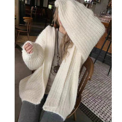 Chunky Knit Open Front Hooded Cardigan for Women Comfy Longline Sweater Hoodie Coat Female Casual Chic Autumn Winter Outfit voguable