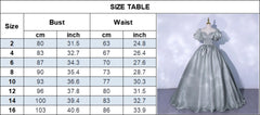 Voguable  Puff Sleeve Evening Dress Princess Dress Temperament Bride Simple Wedding Dress Host Long Dresses Wedding Dresses for Women voguable