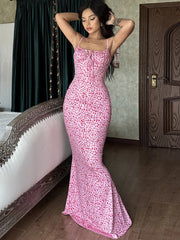 Floral Dress Women Elegant Summer Off Shoulder Lace Up Deep V Neck Dresses Ladies Holiday Casual Beach Long Dress Woman voguable