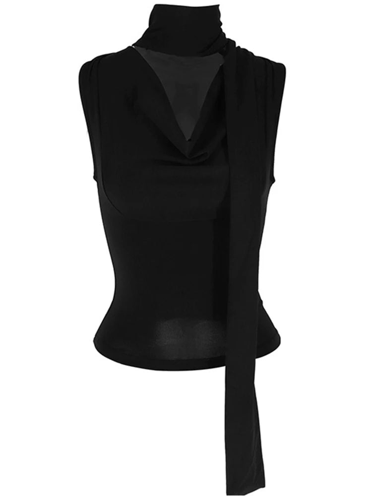 Solid Tank Summer New Women Sexy Sleeveless V-Neck Lady Top Fashion Bandage Streetwear Casual Slim Tank Elegant Knitted Clothing voguable