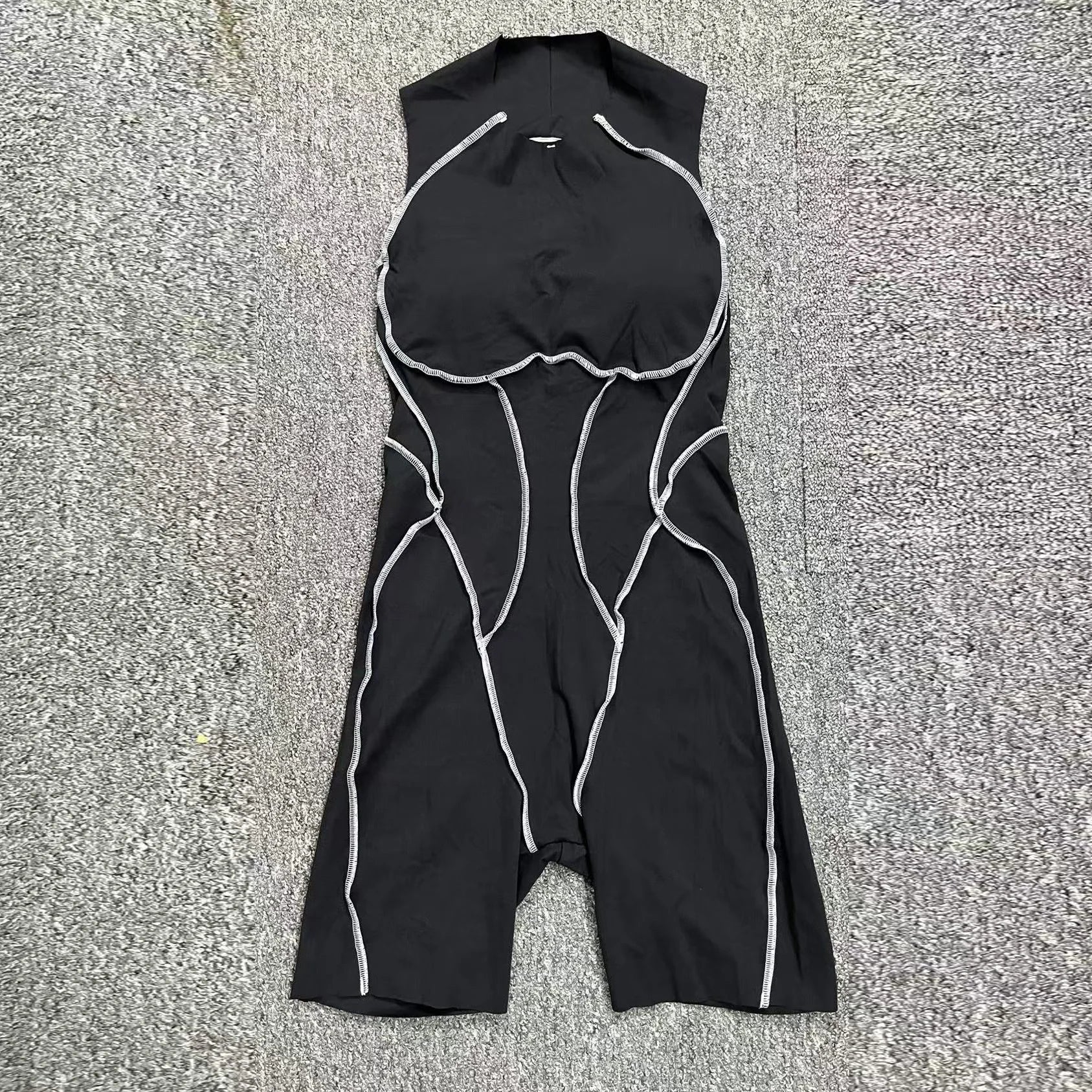 Voguable  Yoga Jumpsuit Summer Short Sleeveless Sports Wear Gym Fitness Sports Bodysuit Women Dance Running Workout Clothes Yoga Jumpsuit voguable