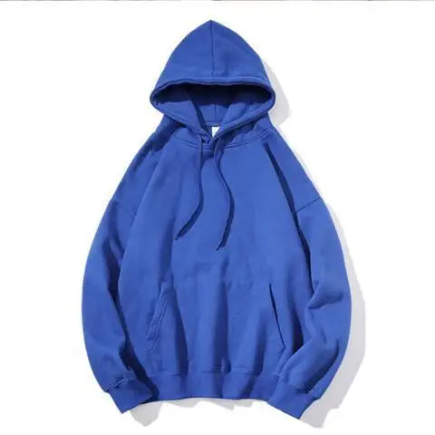 Autumn Winter New Fashion Hoodies Long Sleeve Drawstring Solid Sweatshirts Men's Clothing Loose Chic All-match Pocket Korean Top voguable