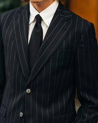 Voguable  Bussiness Men's Suit 2 Pieces Blazer Pants Bow Collar Single Breasted Buckle Formal Work Wear Wedding voguable