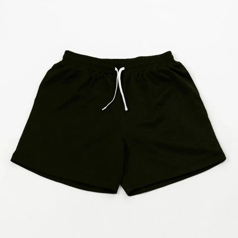 Sports Men's Shorts Mesh Quick Dry Patchwork Fitness Basketball Running American Casual Shorts Outdoor Breathable Beach Pants voguable
