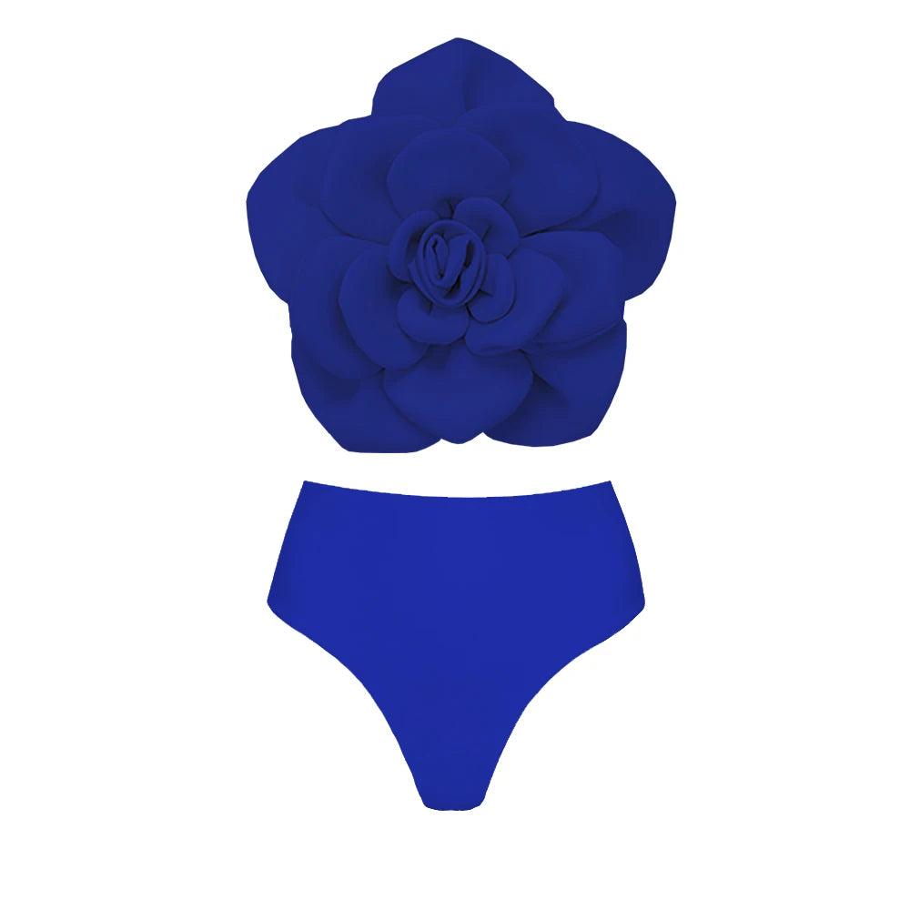 Floral Bikini Set Women Swimsuit High Waist Bikini Push Up Bikinis Sexy Bathing Suit Beachwear Print Biquini Female  Beach voguable