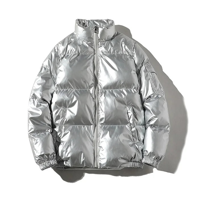 Winter Solid Color Parka Men Thick Hooded Jacket  New Warm Harajuku Coat Male Casual Zipper Jackets Windproof Outwear gotmes-shop