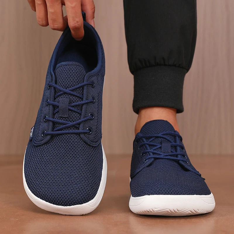 Voguable  Unique Mesh Sports Shoes Flexible Wide Toe Breathable Minimalist Walking Shoes Outdoor Activities Tennis Foldable Men's Shoes voguable
