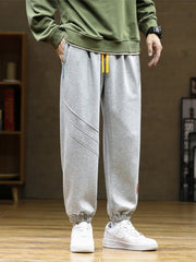 Spring Autumn Men's Baggy Sweatpants Colorfull Drawstring Cotton Trainning Jogger Pants voguable