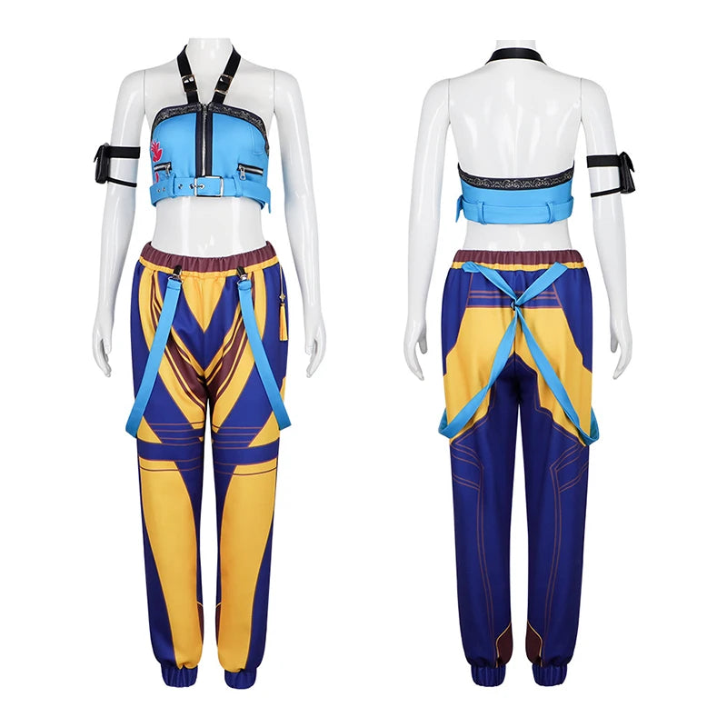 KPOP Mira Zoey Rumi Cosplay Costume Wig Women Suit Halloween Carnival Party Comic-con Role Playing Outfit voguable