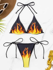 Voguable  Triangle String Bikini Women Brazilian Thong Halter Swimsuit Sexy Swimwear Female Bathing Swimming Swim Suit Beachwear voguable