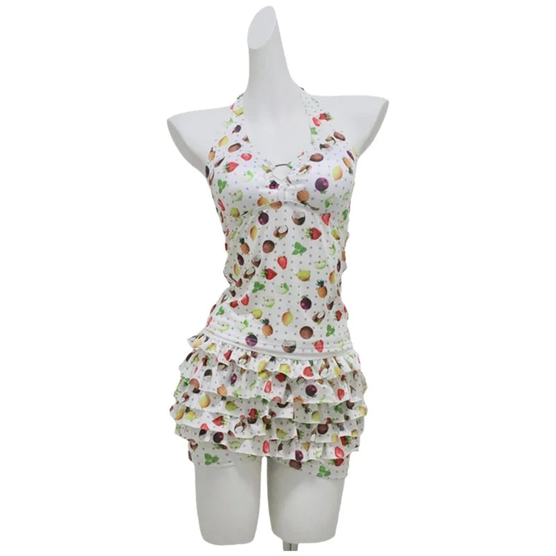 Voguable  Floral Print Bikini Set Women's High Waist Bottom No Sleeve Slimming Sexy Beachwear Two Piece Swimsuit for Swimming And Water... voguable