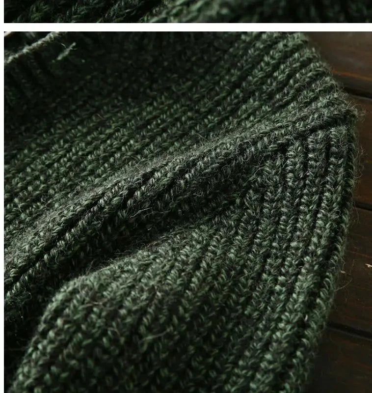 American High-end Knit Cardigan Men's Stand Collar Sweater Cardigan Korean 2025 New Spring Autumn New Sweater Button Jacket Chic voguable