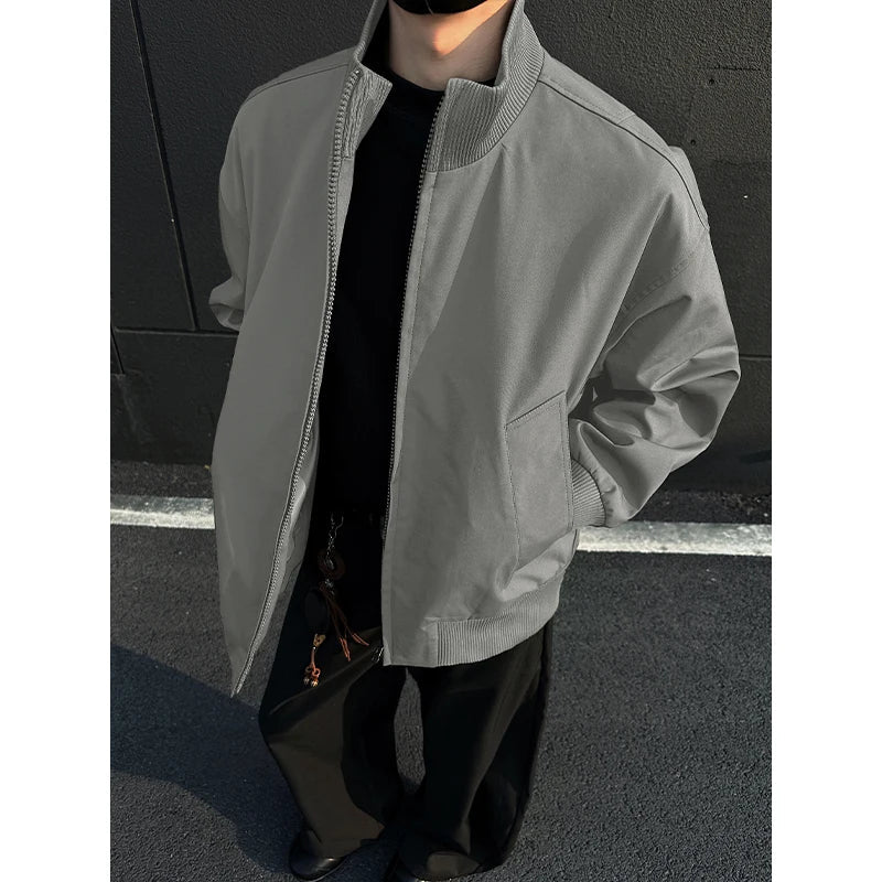 Autumn Short Jacket Men Fashion Casual Baseball Jackets Men Streetwear Hip-hop Loose Bomber Jacket Mens Large Size 4XL voguable