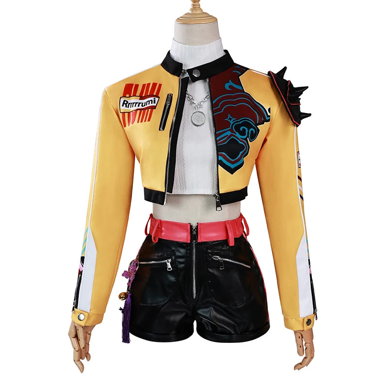 Rumi Mira Zoey Cosplay KPop Cosplay Costume Wig HUNTR/X Uniform Women Suit Dress Halloween Party Role Playing Outfits voguable