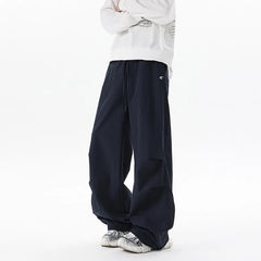 2025New Spring Men Pants Casual Loose Wide Leg Trousers fashion Comfort Fit Floor Sweeping Long Drop Pants Relaxed Streetwear voguable