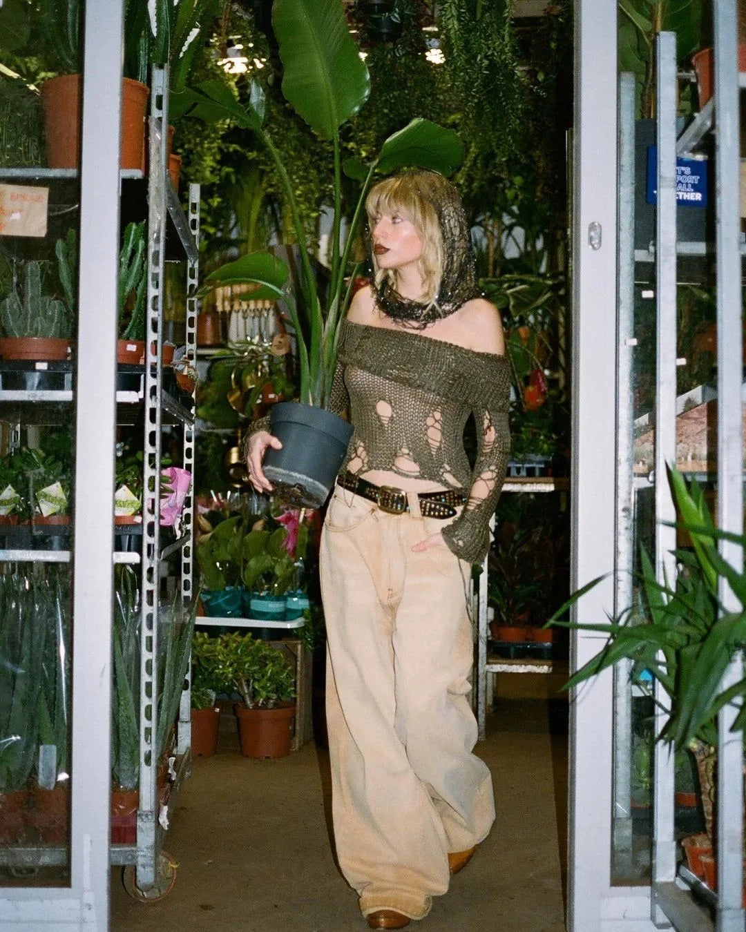 jaded london khaki wash to make old jeans mid-waist silhouette straight leg trousers Pbong