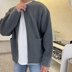 Knit Sweaters For Men Cardigan Men's Autumn Warm Clothing Luxury Y2k Vintage New Sweater Winter Cotton Warm Man Clothes voguable