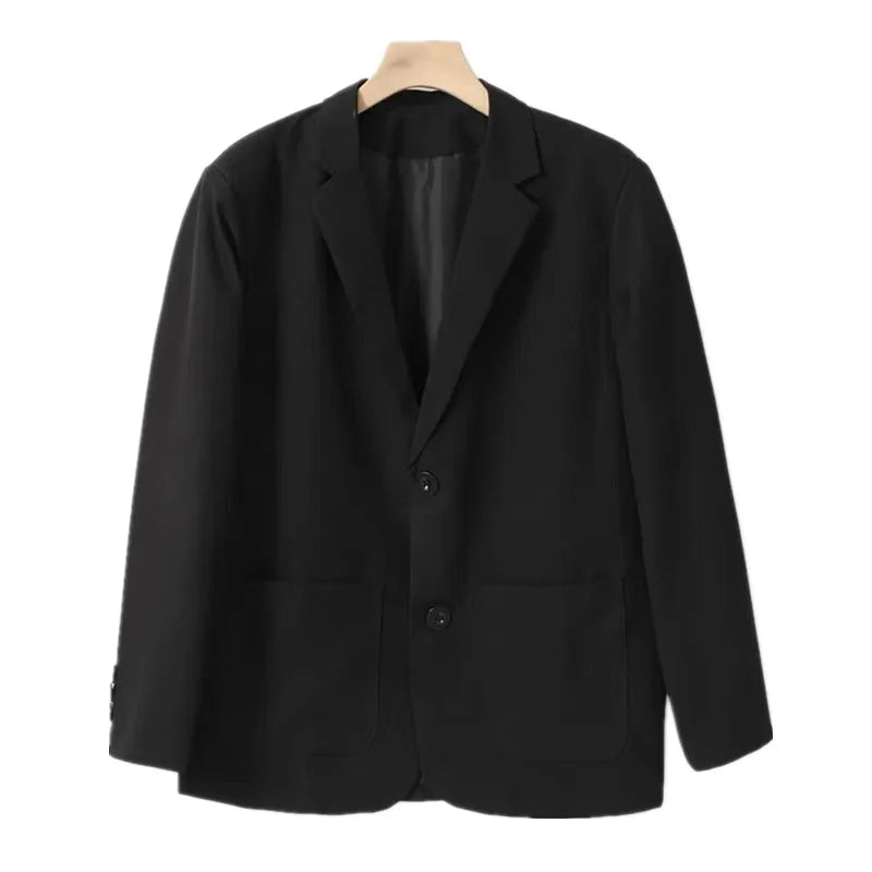 Voguable Spring Brown Black Blazer Men Slim Fit Fashion Social Men Dress Jacket Business Formal Jacket Men Office Suit Jacket S-3XL voguable