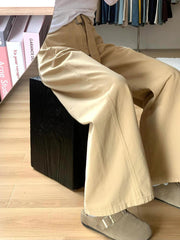 Y2K Vintage Belt Jeans Women Loose American High Waist Hip Hop Denim Pant Harajuku Retro Pockets Streetwear Khaki Trousers New voguable