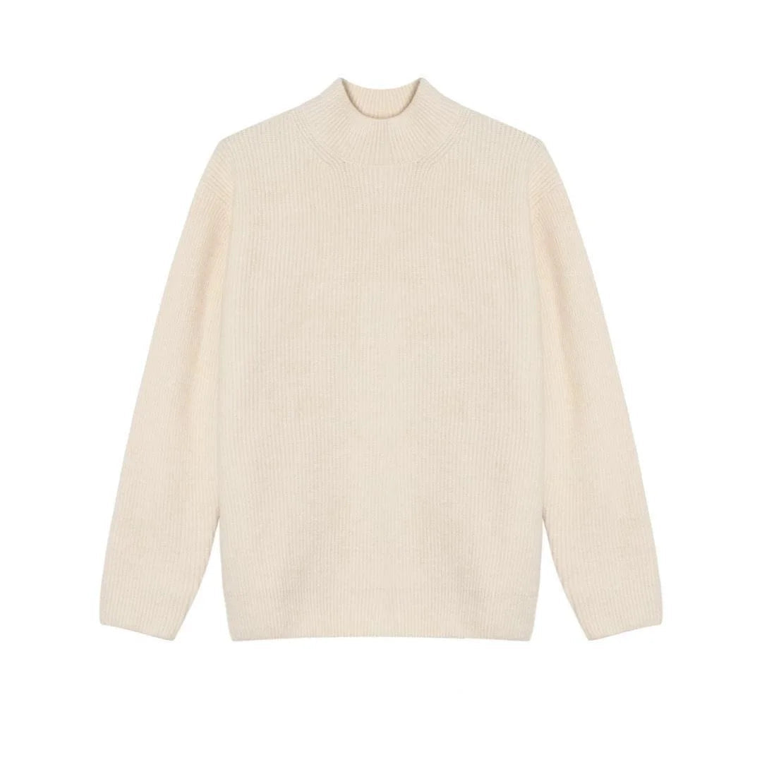 Winter Thick Sweater Men Warm Casual Stand Up Collar Sweater Men Korean Casual Thicken Long Sleeved Sweater Mens Jumper Clothes voguable