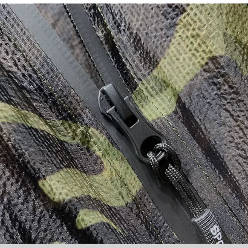 Voguable  Sunscreen Clothes for Men's in Summer New Pattern Cardigan Hooded Camouflage Thin Style Fashion All-match Outdoors Coats voguable