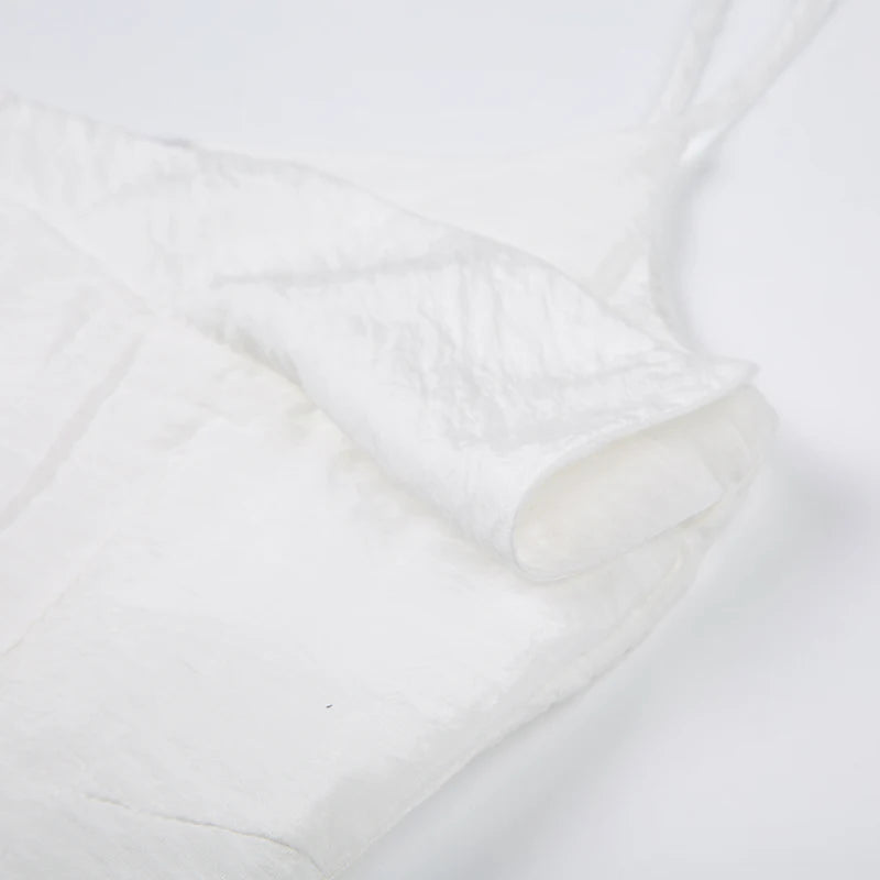 Beach Style Solid Long Camis Tops Holiday Slash Neck Sleeveless Tank Tops Women Summer Fashion Streetwear Tanks voguable