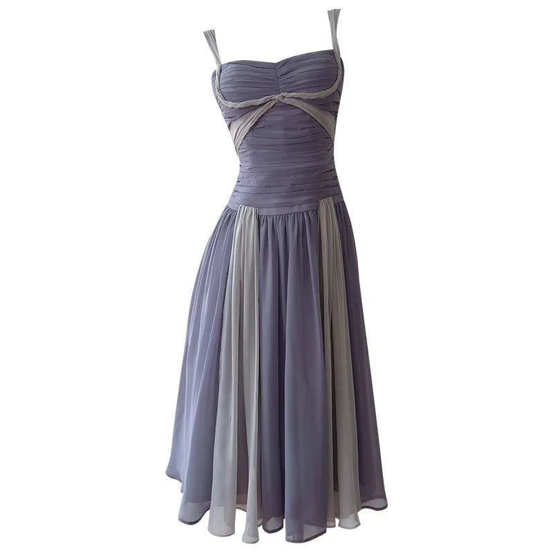 Fashion Women Dress Sleeveless Strapless Lace Patchwork Female Summer Party Dresses New Tide 3QW1315 voguable