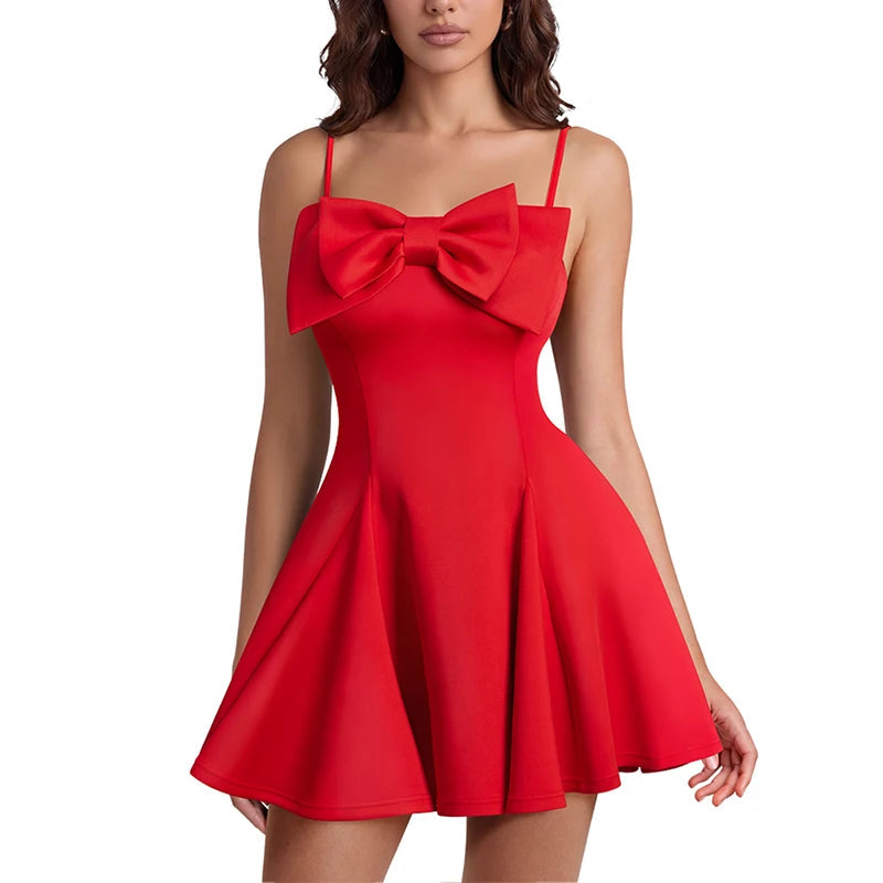 Voguable  Summer Women's Spaghetti Strap Dress Casual Sexy Mini Dress voguable