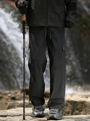 Voguable  Outerwear Hiking Waterproof Black Cargo Pants Men Wide Leg Straight Casual Long Trousers Loose Motorcycle Parachute Track Pants voguable