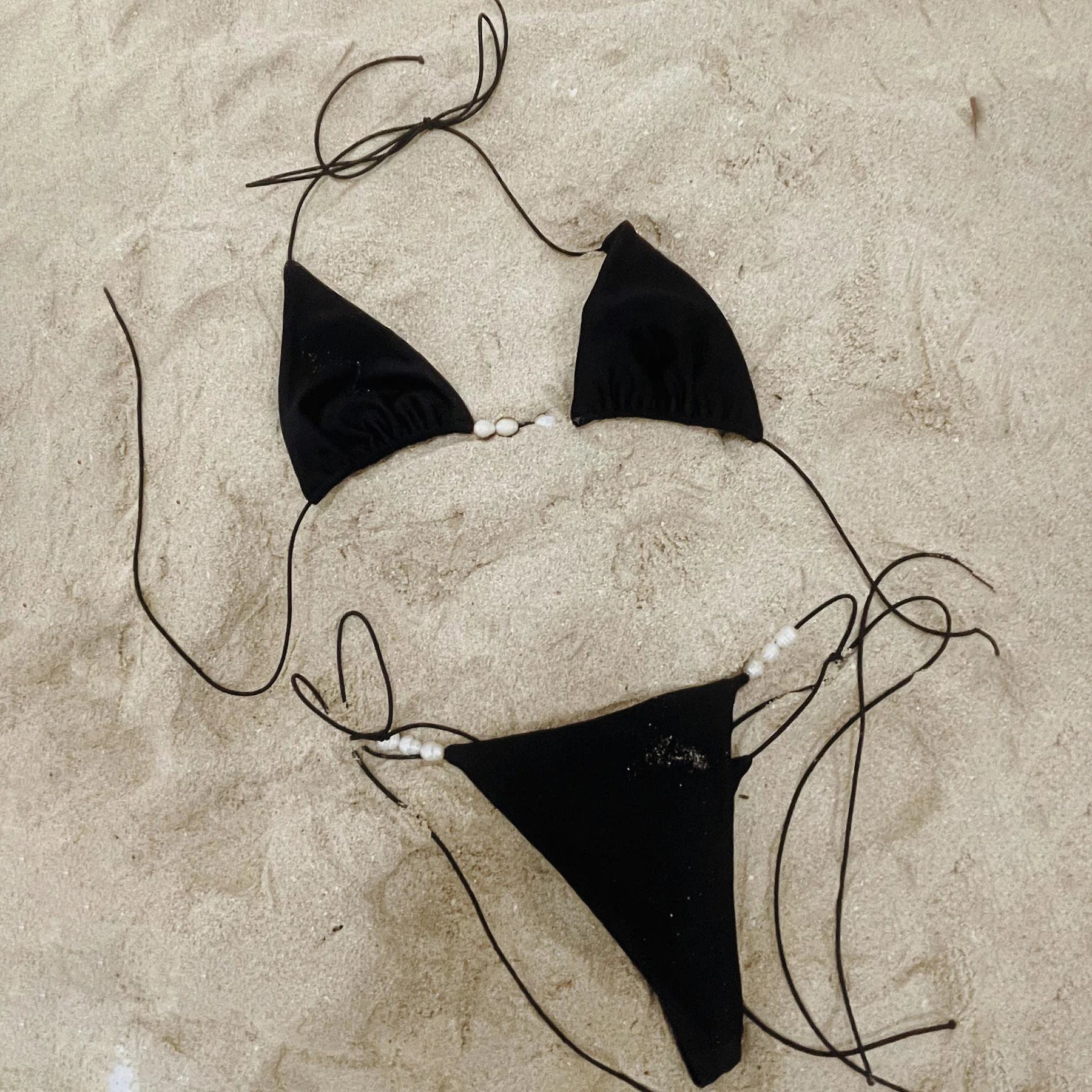 Sexy Bikini Women Swimsuit Female Swimwear Bandeau Biquini Thong Bathing Suit Shiny Swimming Suits Halter Bodysuit Beachwear voguable