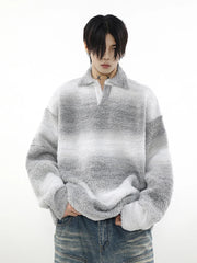 Voguable  Striped Sweater Men Knitted Oversize Pullovers for Man Sweaters and Jumpers Male Loose Casual Streetwear Hip Hop Winter voguable