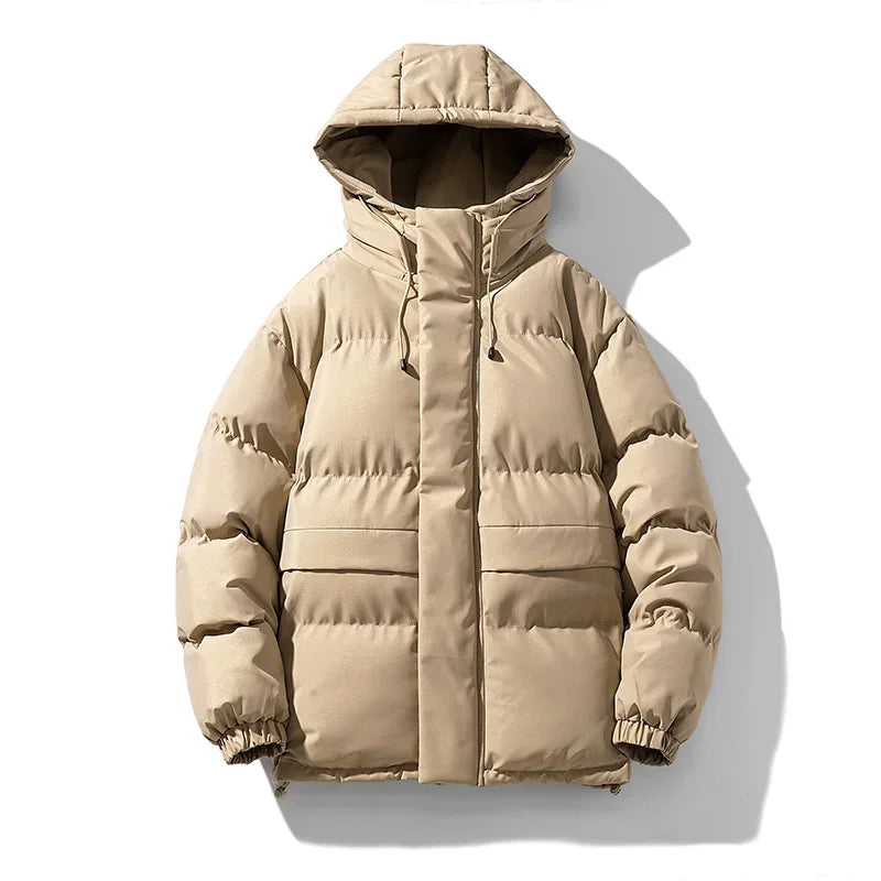 New Men Warm Coat Mens Casual Brand Windproof Outwear Hat Parkas New Winter Jacket Male Autumn Hooded Waterproof Parkas Jacket voguable