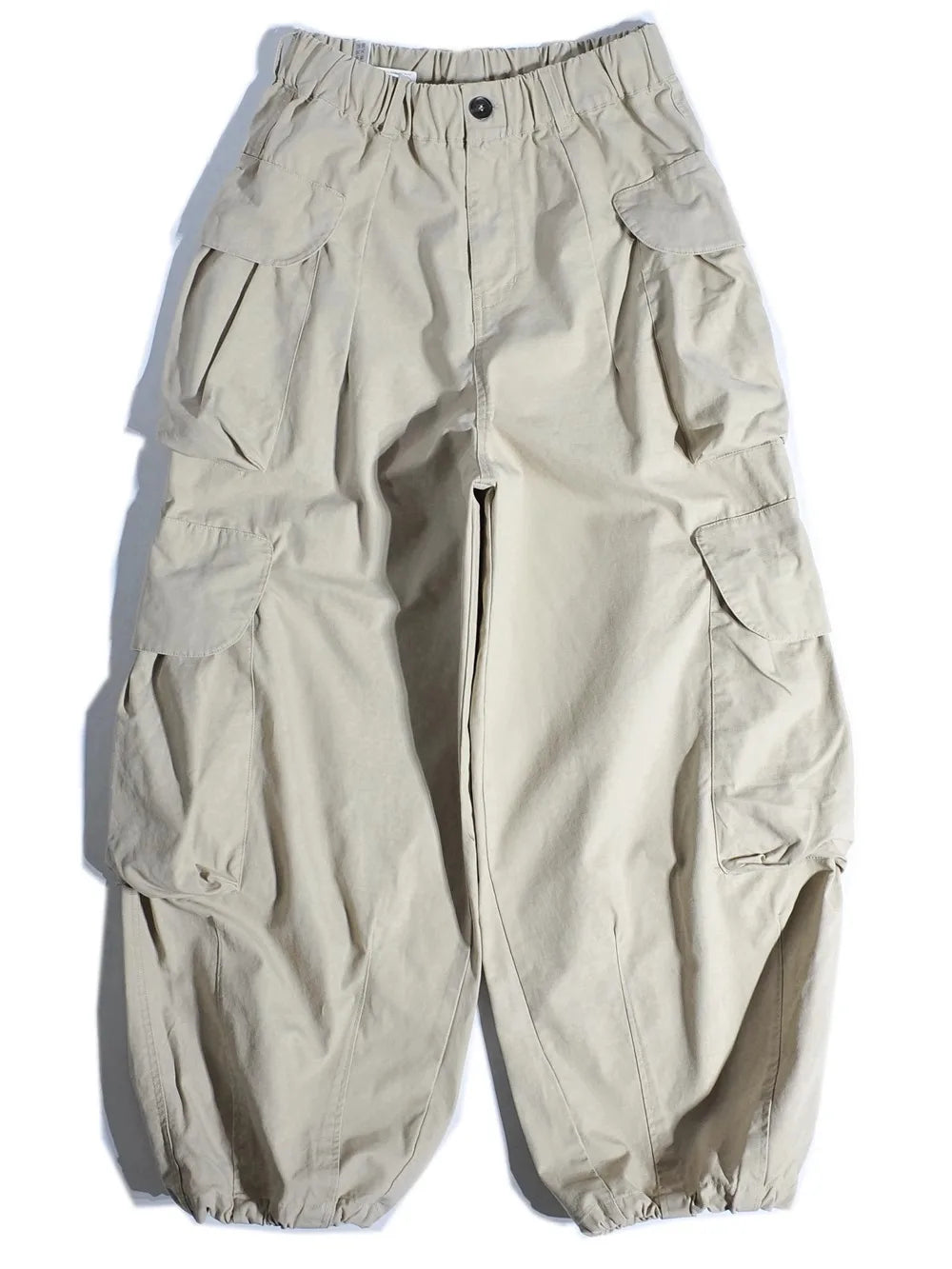 Voguable  Heavyweight Wide Leg Workwear Trousers CityBoy Hong Kong Style Multi-Pocket Loose Straight Casual Shape Men's Pants voguable