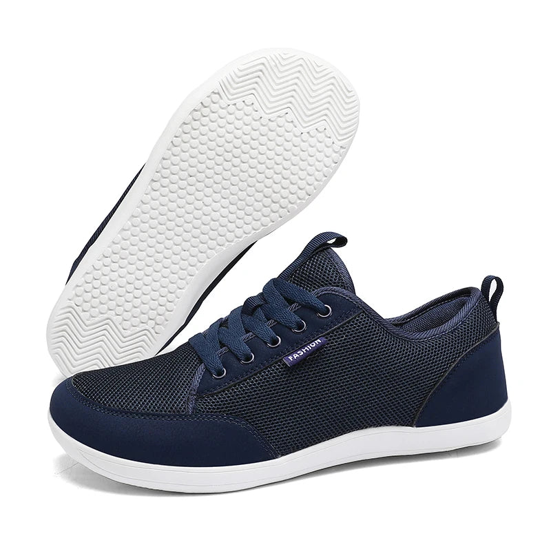 Voguable  Wide Toe Barefoot Shoes for Men New Fashion Breathable Barefoot Sports Sneakers Outdoor Trail Running Minimalist Walking Shoes voguable