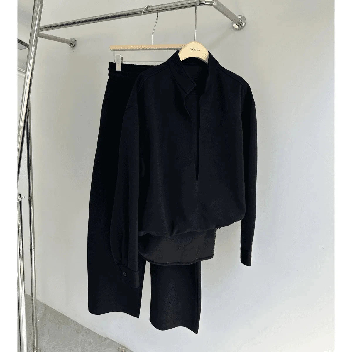 Korean Casual Sports High-end Suit Autumn Sweatshirt Fake Two-piece Spring Fashion Trend Casual Loose Suit Aesthetic Academy voguable