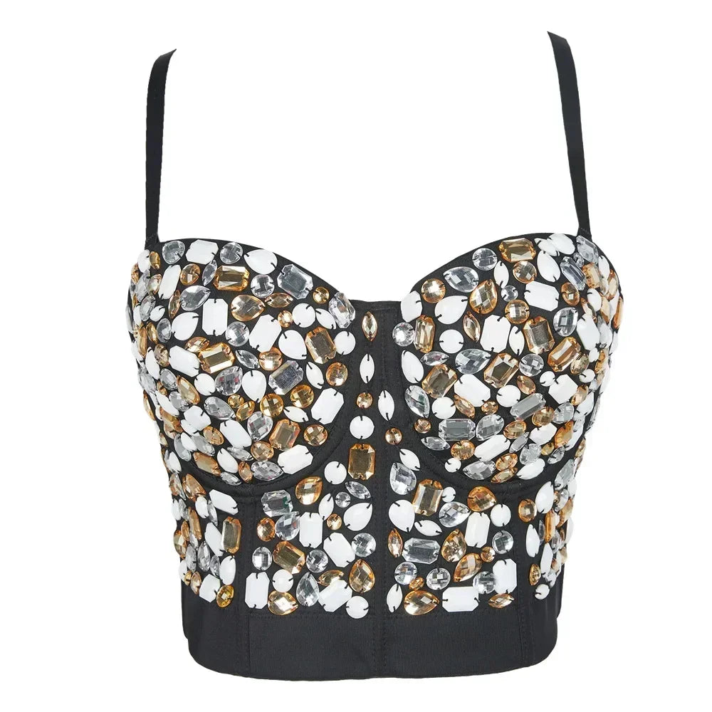 Fashion Clothes Tank Sling Stage Dance Wear Casual Women Clothing Y2k Tops Corset Streetwear Sexy Club Party Summer Elegant voguable