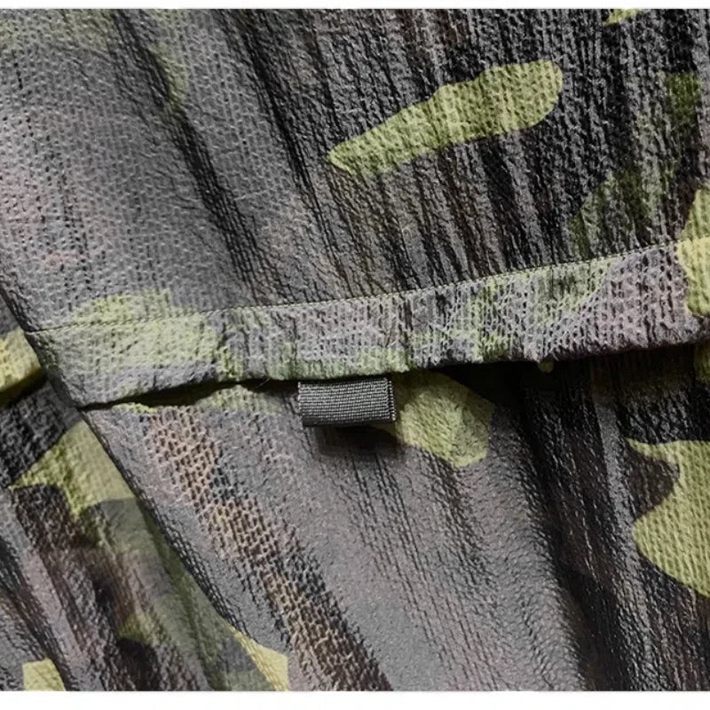 Voguable  Sunscreen Clothes for Men's in Summer New Pattern Cardigan Hooded Camouflage Thin Style Fashion All-match Outdoors Coats voguable