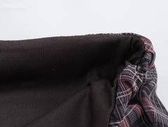 High Waist Retro Chic Plaid Long Skirt 2025 New Elegant Fashion Zipper Summer Skirt Streetwear Y2K A-line Spring Women Skirt voguable