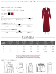 Voguable  Single-Button Maxi Dress Women Front Split Full Sleeve v-Neck Elegant Classic Office Streetwear Fashion Slim Vestidos voguable