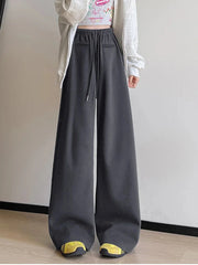 Streetwear Y2K Women Sweatpants Vintage Loose Hip Hop Design Pant Casual Fall Winter High Waist American Retro Bf Trousers voguable