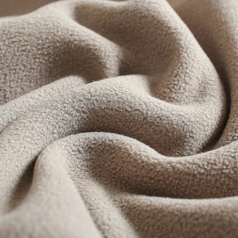 Heat Storage Double-sided Fleece Pullover Autumn Winter Outdoor Windproof Warm Semi-zipper Stand Collar Casual Sweatshirt Jacket voguable